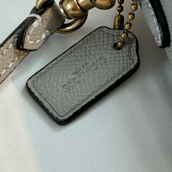 Coach Wyn Gray Leather Crossbody Bag with Matching Cardholder Insert Set - Picture 3 of 15